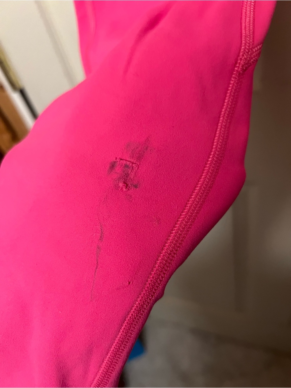 Lululemon Align HR Crop 23" Double Lined Nulu Size 6 Sonic Pink - Picture 7 of 7